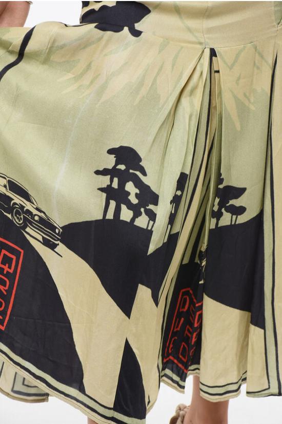  디스퀘어드2 롱 스커트 S75MA0837 S54874 003S Green - DSQUARED2