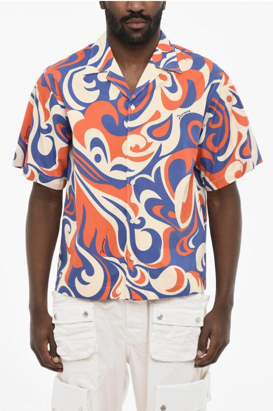  디스퀘어드2 반팔 셔츠 S71DM0708 D35027 001S Multicolor