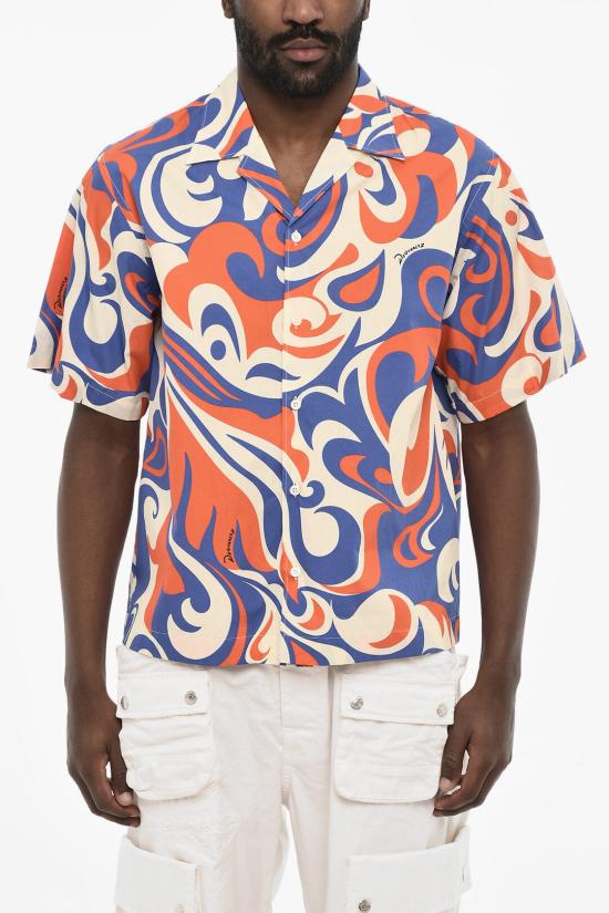  디스퀘어드2 반팔 셔츠 S71DM0708 D35027 001S Multicolor