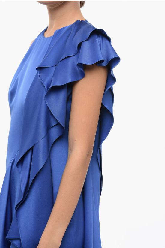  알렉산더 맥퀸 롱 원피스 752452 QBAAE 4093 Blue - ALEXANDER MCQUEEN