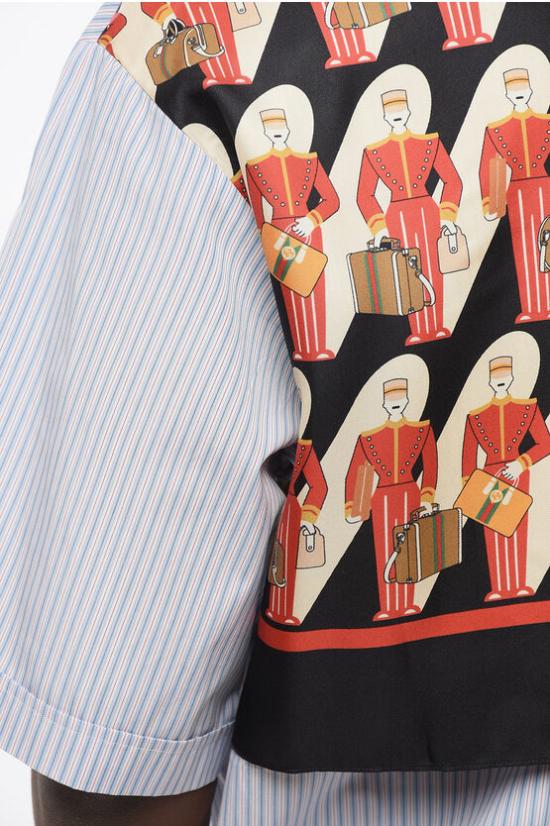  구찌 반팔 셔츠 751558 ZAN4R 9164 Light blue - GUCCI