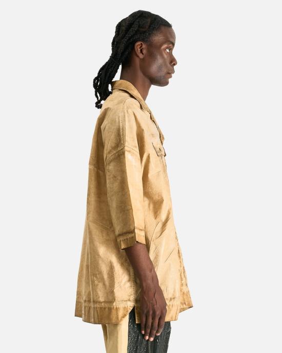  릭 오웬스 반팔 셔츠 매그넘 토미 - RICK OWENS
