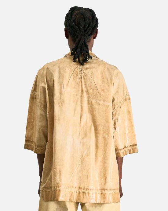  릭 오웬스 반팔 셔츠 매그넘 토미 - RICK OWENS