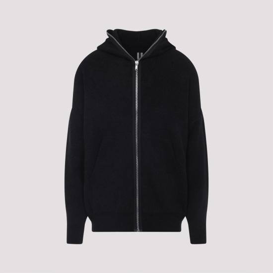 25FW 릭 오웬스 후드 티셔츠 RR02E1687 KWP 09 BLACK - RICK OWENS