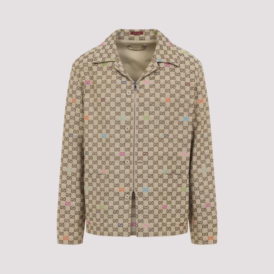 25FW 구찌 캔버스 자켓 833305 ZAS81 2137 CAMEL ORANGE - GUCCI