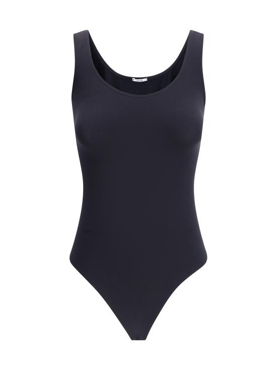 26FW 월포드 바디수트 티셔츠 77123 7005 BLACK