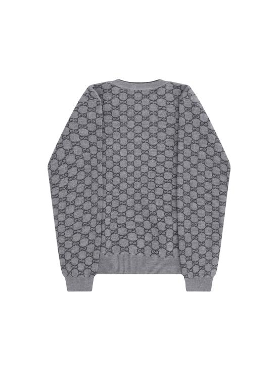 26FW [키즈] 구찌 GG 울 자카드 834349XKEZO 1018 GREY - GUCCI