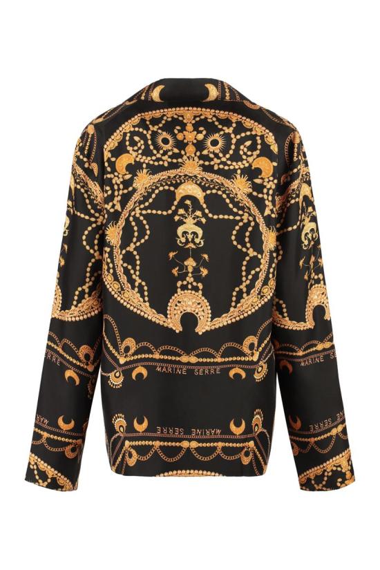  마린세르 셔츠 T079SS23XWOVSE001 00 Black - MARINE SERRE