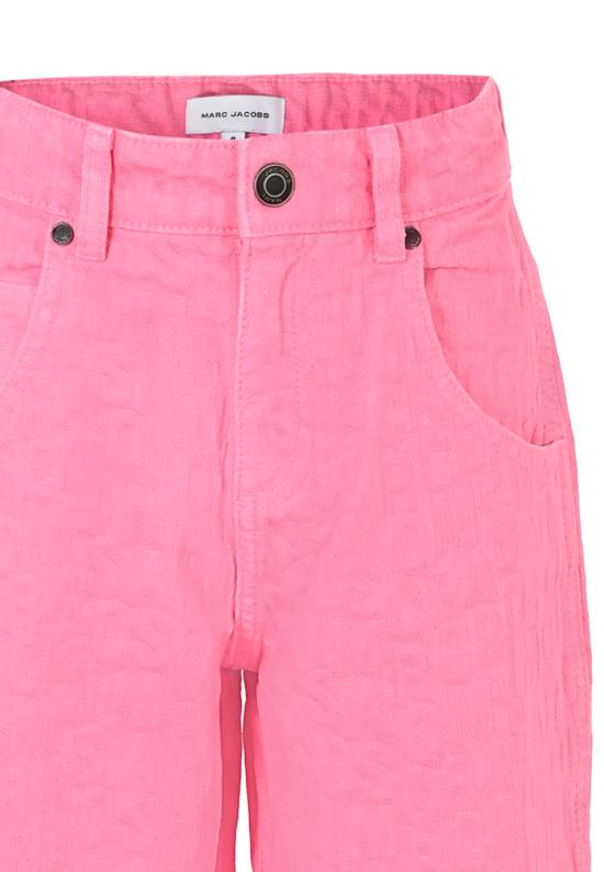 24FW [키즈] 마크제이콥스 스트레이트 팬츠 W60309 490 PINK - MARC JACOBS