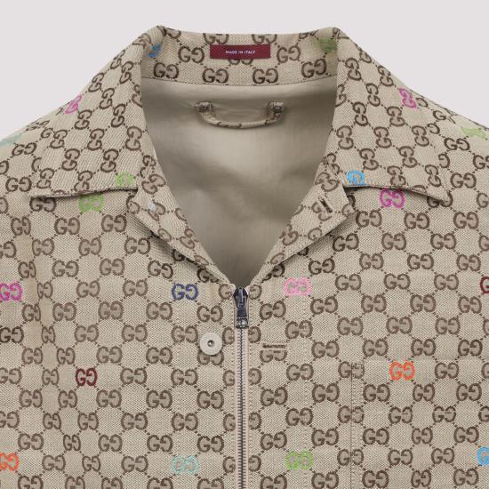 25FW 구찌 캔버스 자켓 833305 ZAS81 2137 Beige - GUCCI