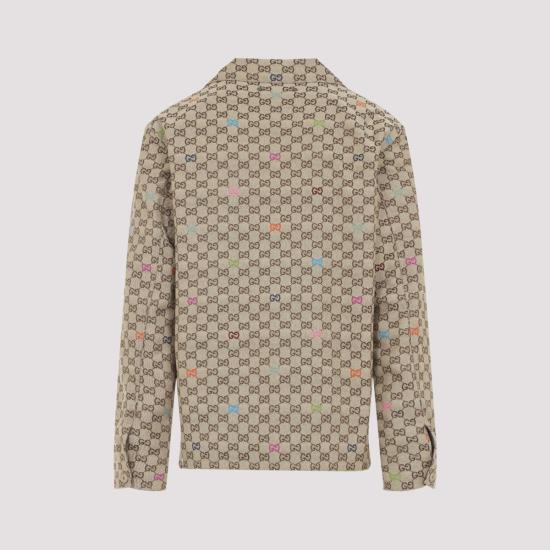 25FW 구찌 캔버스 자켓 833305 ZAS81 2137 Beige - GUCCI