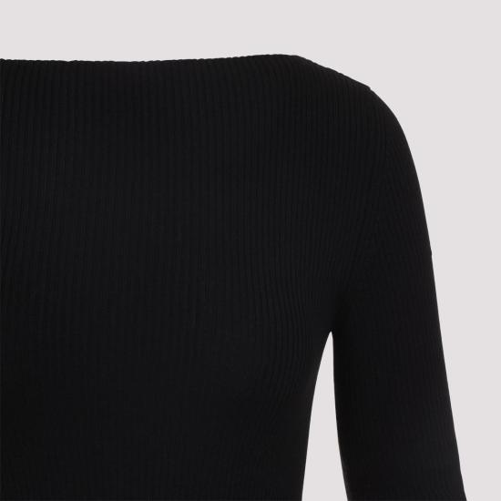 25FW 릭 오웬스 미디 원피스 RP02E4616 RIBM 09 Black - RICK OWENS