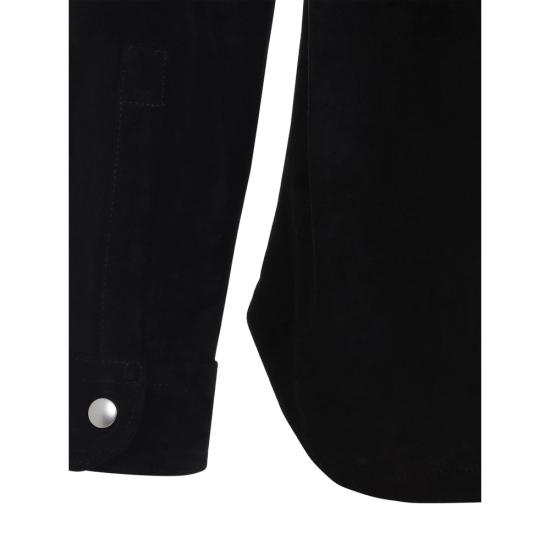 25FW 릭 오웬스 셔츠 RU02E1744 LCS 09 BLACK - RICK OWENS