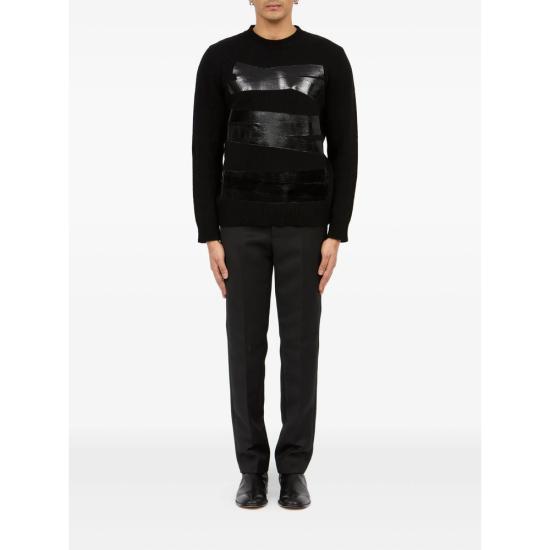 25FW MM6 메종마르지엘라 스웨터 M13167 SH2HL0026 900S BLACK - MM6 MAISON MARGIELA