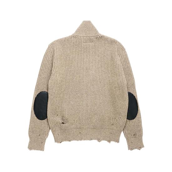 25FW MM6 메종마르지엘라 집업 니트 M13138 SH0AM0064 806M NEUTRALS - MM6 MAISON MARGIELA