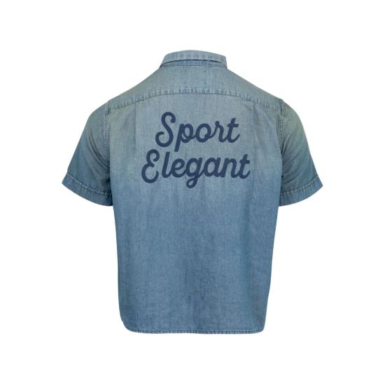 25FW 갤러리 디파트먼트 반팔 셔츠 BS 60009 INDIG BLUE - GALLERY DEPT