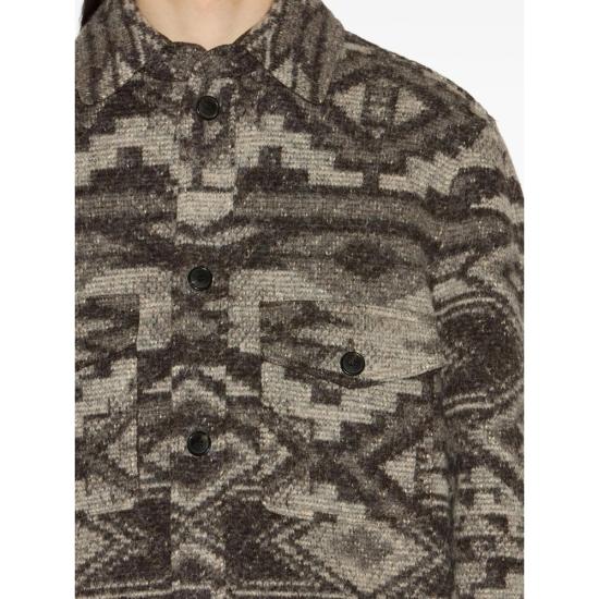 25FW 이자벨마랑 자켓 C3D04H VE0052HG 50DB BLACK GREY - ISABEL MARANT