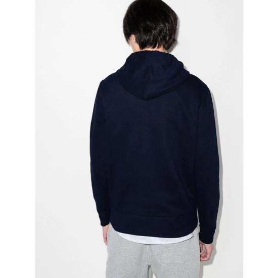25FW 랄프 로렌 후드 티셔츠 710766778007 NAVY BLUE - RALPH LAUREN