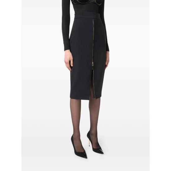 25FW 엘리자베타프랜치 스커트 GO13456E2 110 BLACK - ELISABETTA FRANCHI