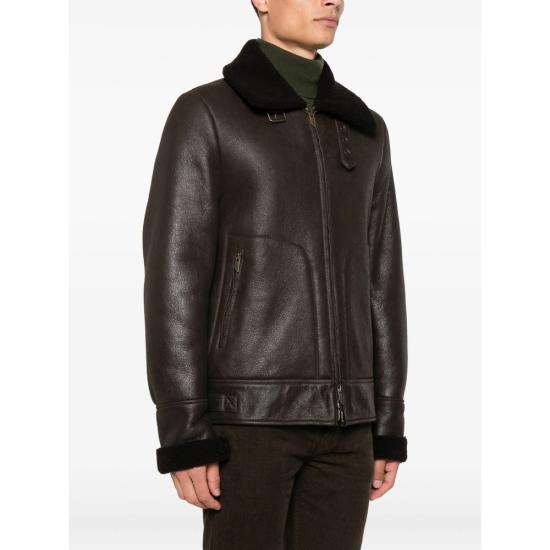 25FW 살바토레 산토로 가죽 자켓 49571 U DKBRO BROWN - SALVATORE SANTORO