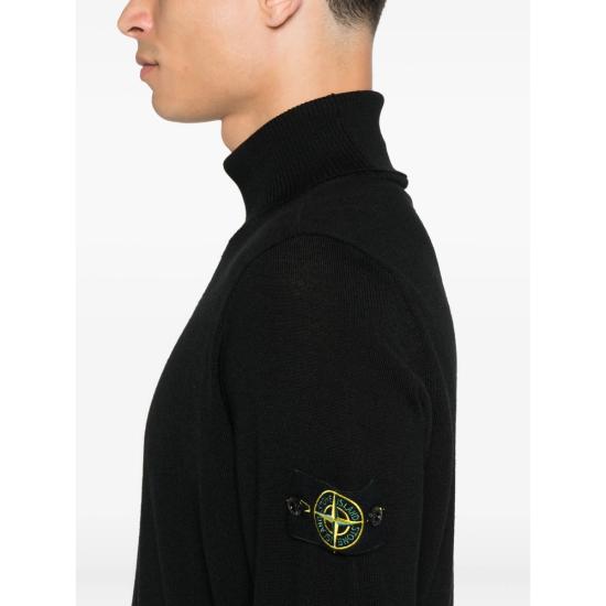 25FW 스톤 아일랜드 터틀넥 155100025 S00C4 V0029 BLACK - STONE ISLAND