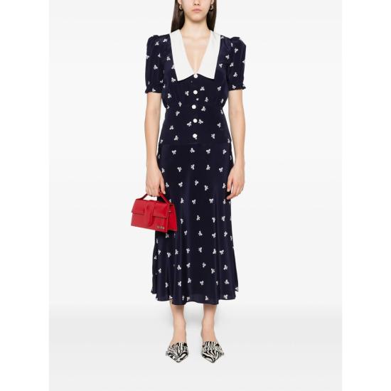 25FW 알레산드라리치 롱 원피스 FABX4113 F4595 1844 BLUE WHITE - ALESSANDRA RICH