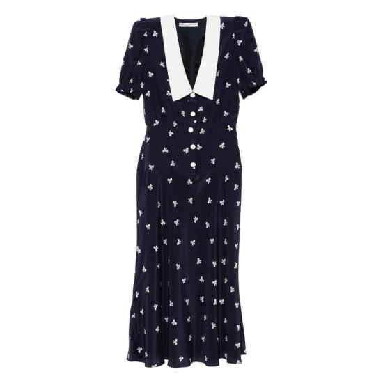 25FW 알레산드라리치 롱 원피스 FABX4113 F4595 1844 BLUE WHITE