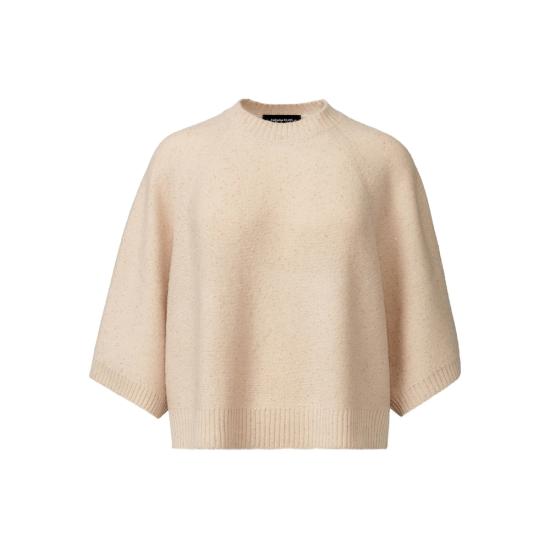 25FW 파비아나 필리피 울 실크 스팽글 케이프 MAD215F067 D296 0158 NEUTRALS