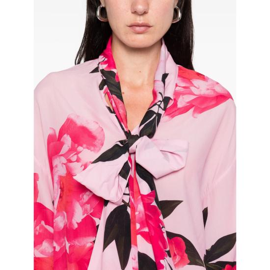 25FW 키아라보니 블라우스 SOFI CRCH STT70 PINK - CHIARA BONI