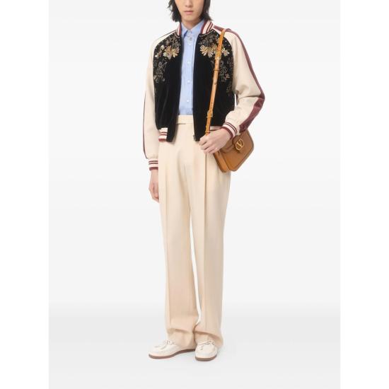 25FW 발렌티노 가라바니 봄버 자켓 7V3CIP64AE1 0NO BLACK - VALENTINO GARAVANI