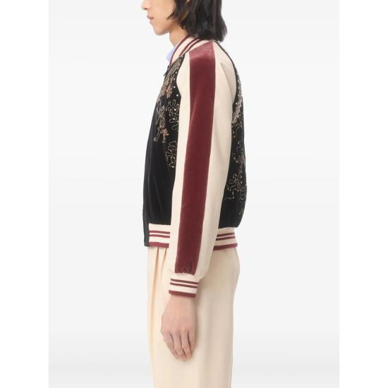 25FW 발렌티노 가라바니 봄버 자켓 7V3CIP64AE1 0NO BLACK - VALENTINO GARAVANI