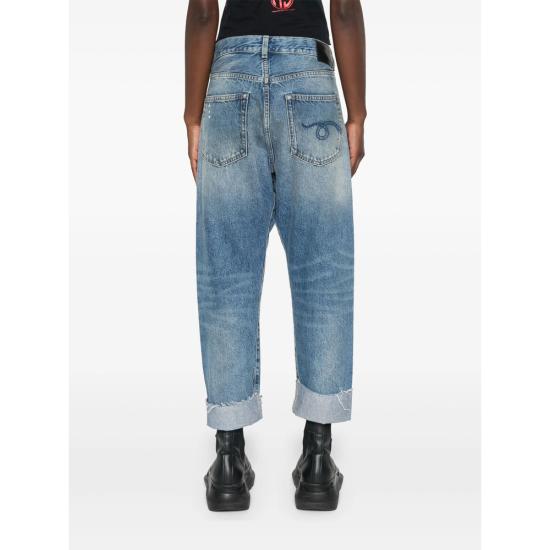 25FW 알13 KELLY 캘리 크로스오버 데님 팬츠  R13W2048 735 JASPE BLUE - R13