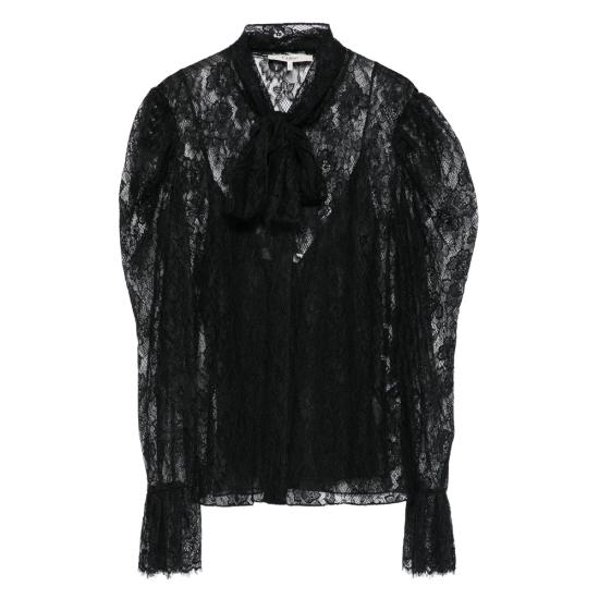 25FW 끌로에 블라우스 25AHT57328 001 BLACK