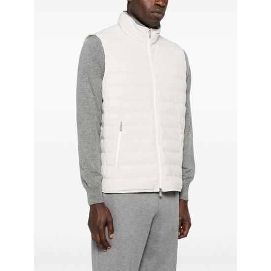 25FW 브루넬로 쿠치넬리 베스트 MM4911797 CUE79 GREY - BRUNELLO CUCINELLI