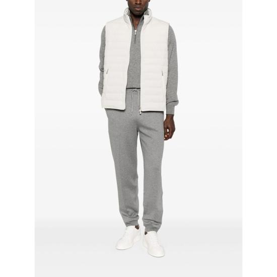 25FW 브루넬로 쿠치넬리 베스트 MM4911797 CUE79 GREY - BRUNELLO CUCINELLI