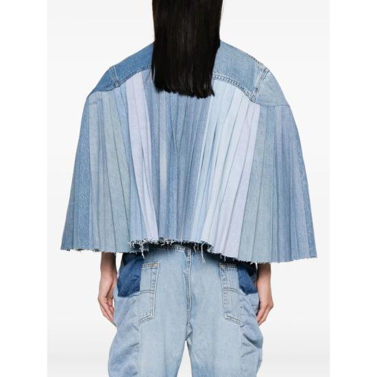 25FW 이엘브이 데님 자켓 PLEATED MILBL BLUE - E.L.V. DENIM