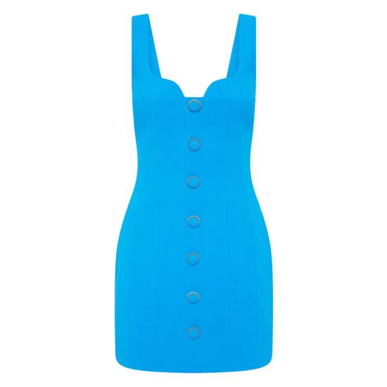 25FW 레베카 밸런스 숏 원피스 2502 1049 BRBLU BLUE