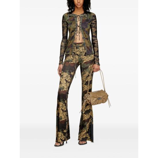 25FW 디젤 플레어 팬츠 0NKCZ A18517 51FA GREEN NEUTRALS - DIESEL