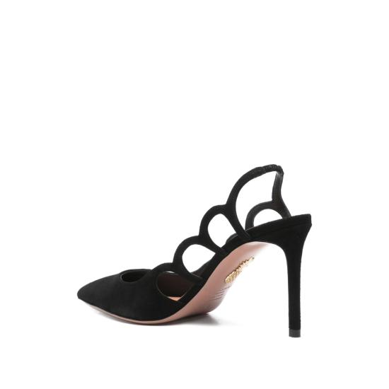 25FW 아쿠아주라 힐/펌프스 EDLMIDL0 SPV 000 BLACK - AQUAZZURA