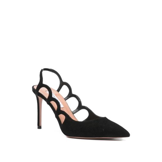 25FW 아쿠아주라 힐/펌프스 EDLMIDL0 SPV 000 BLACK - AQUAZZURA