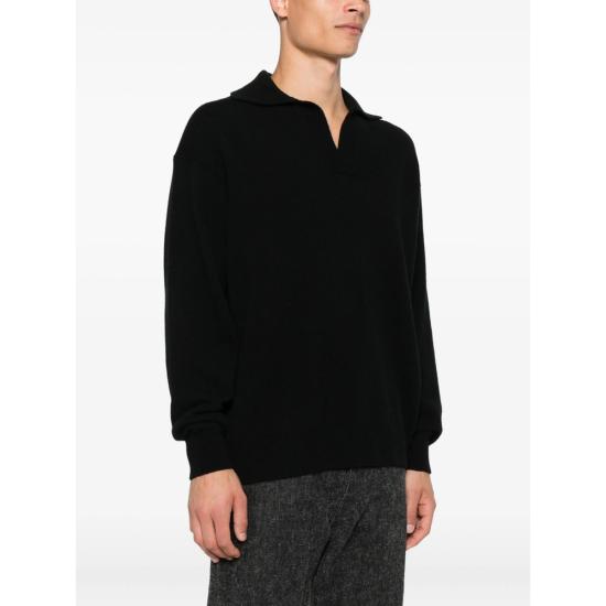 25FW 로베르토 콜리나 스웨터 M37404 M3709 BLACK - ROBERTO COLLINA