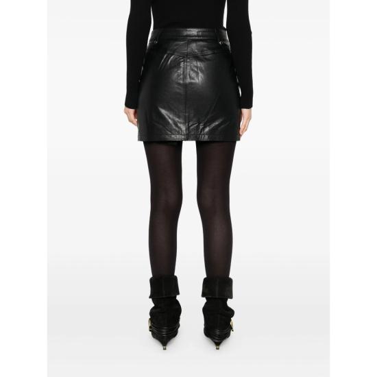 25FW 이로 숏 스커트 OMAEL WP31 BLA01 BLACK - IRO