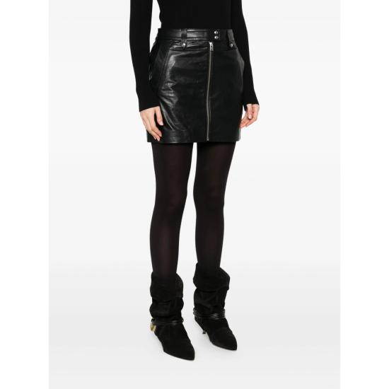 25FW 이로 숏 스커트 OMAEL WP31 BLA01 BLACK - IRO