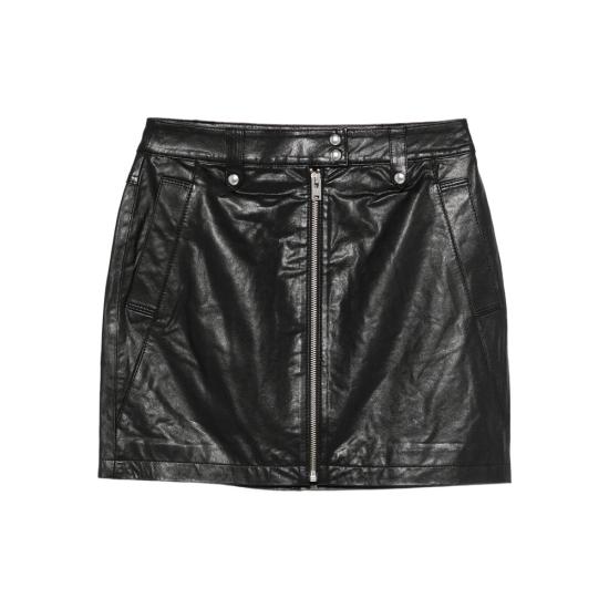 25FW 이로 숏 스커트 OMAEL WP31 BLA01 BLACK