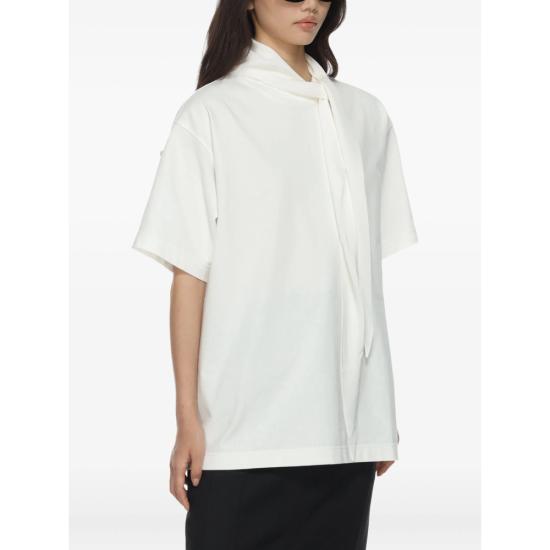 25FW 까르벵 반팔 티셔츠 6252K21062 JT301 WHITE - CARVEN