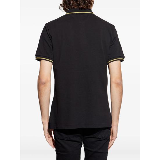 25FW 베르사체 폴로 티셔츠 79GAGT00 CJ01T G89 BLACK - VERSACE