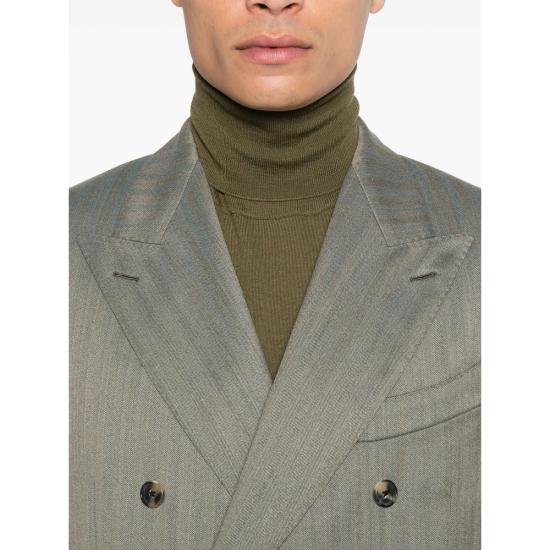 25FW 카루소 수트 자켓 509745 LN1JD612F 0570 GREEN - CARUSO