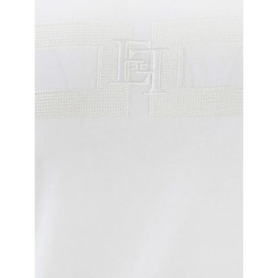 25FW 엘리자베타프랜치 반팔 티셔츠 MA00756E2 270 WHITE - ELISABETTA FRANCHI