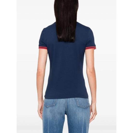 25FW 발렌티노 가라바니 폴로 티셔츠 7B3MH01B9G4 D51 BLUE - VALENTINO GARAVANI