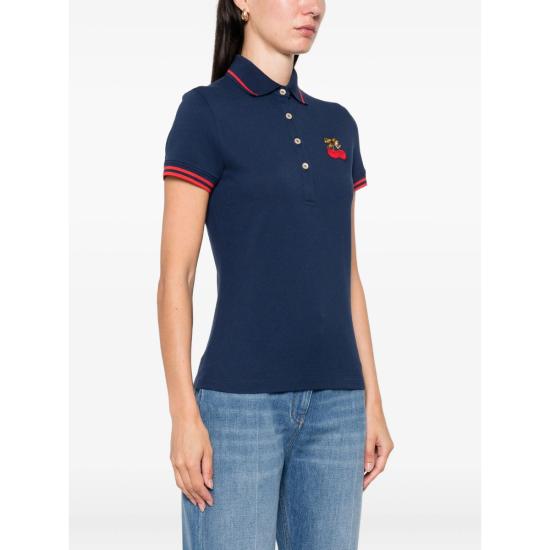 25FW 발렌티노 가라바니 폴로 티셔츠 7B3MH01B9G4 D51 BLUE - VALENTINO GARAVANI